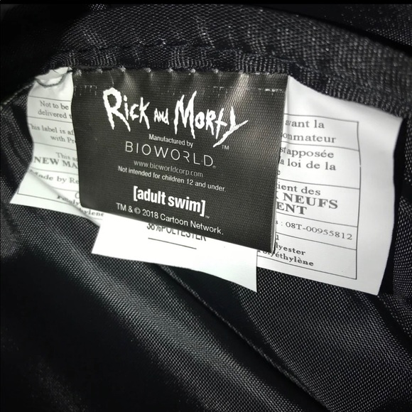 Rick and Morty Round Portal Backpack - Picture 9 of 9